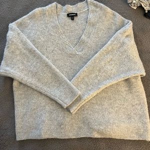 NWOT Express Silver Sweater size L
